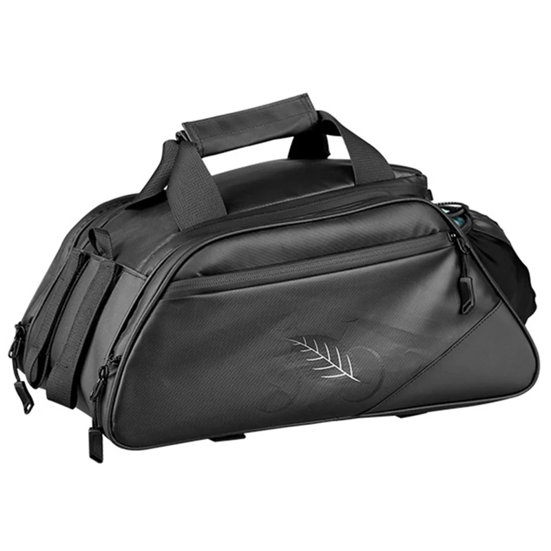 cheap ABUO Bicycle Tail Bag Bicycle Large Waterproof Bag Bicycle Shelf Big Bag Plastic Three Dimensional Edging Can Expand Large Bag B
