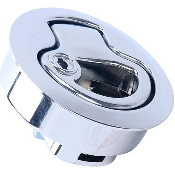 

Hatch Locking Style Chromed Multipurpose Flush RV Thickened Deck Slam Zinc Alloy Pull Latch Accessories Boat Anti Loose