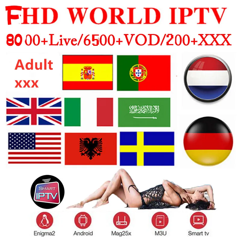 

4K IPTV subscription Sweden Germany Spain Arabic XXX IPTV M3U Android Italy Canada UK Smart IPTV Greek Nordic USA Adult IP TV