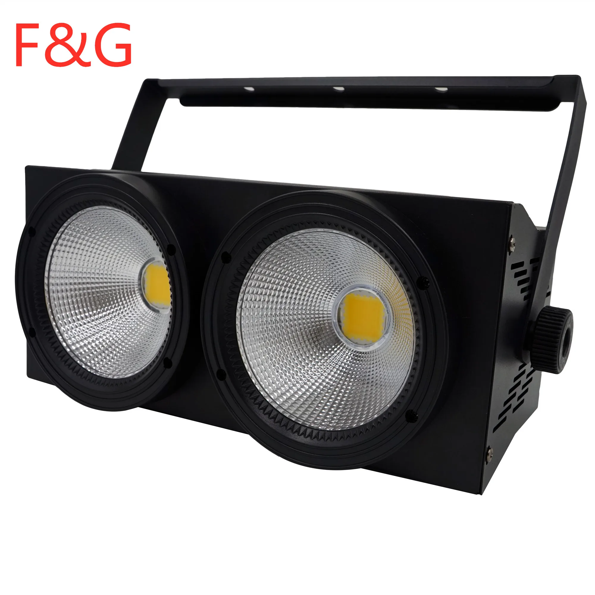 F & GCOB Wash Audience Lights 2 Eyes Flood Lighting 2X100W СВЕТОДИОДНЫЙ матричный Блиндер DMX Par Stage Uplighting для