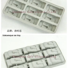 200 шт./лот форма в виде статуи силиконовая форма инструменты для приготовления пищи формочки для печенья формы для льда лотки для мороженого инструменты для мороженого силиконовая форма для льда