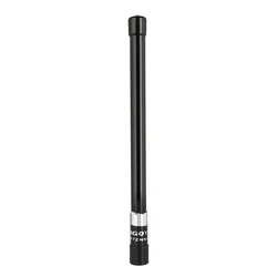 Antena para rádio transceptor de vidro com alto ganho, antena de fibra de vidro dupla plarreada de 144/430mhz para transceptor de rádio bidirecional