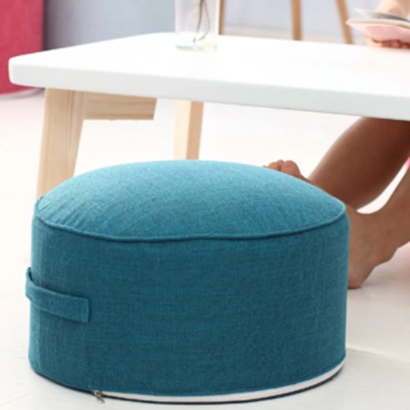 New Design Round High Strength Sponge Seat Cushion Tatami Cushion Meditation Yoga Round Mat Chair Cushions(Blue