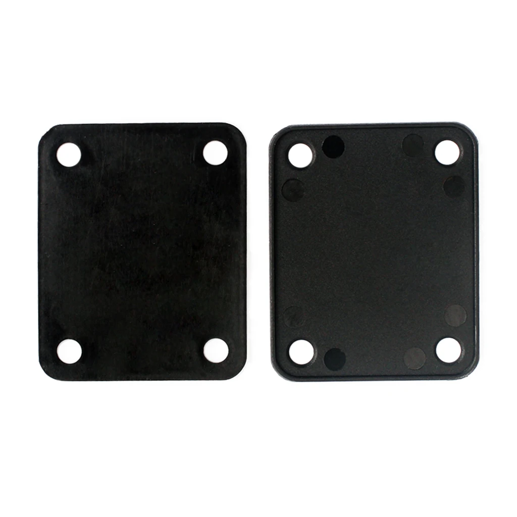 Pack of 10 Black Guitar Bass Plastic Neck Plate Gasket Cushion Shim Pad Guitar Protective Parts