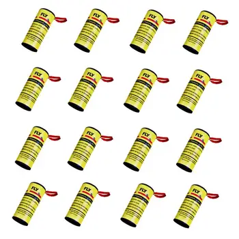 

16Pcs /lot Sticky Fly Ribbons Roll Dual Sided flies Paper Strips Insect Bug Home Glue Flytrap Catcher Bug Mosquito Killer 2020