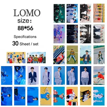 

30Pcs/set Kpop AB6IX Lomo Card Photocard HD Photo Print Album Photocard Small Card Set For Fans Collection