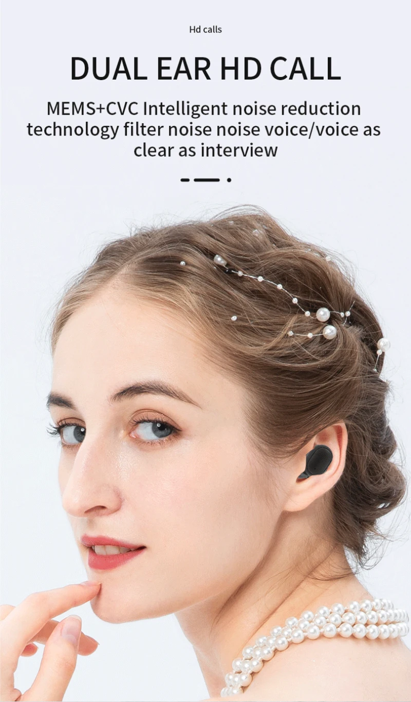 Bluetooth 5 1 Headset TWS Wireless Earphones Sports Earbuds IPX7 Waterproof Stereo High Quality Sound Headphone