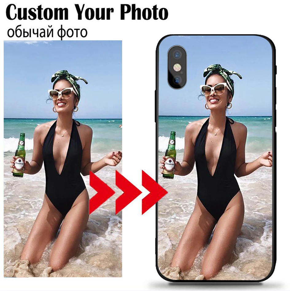 Персонализированный чехол на заказ для телефона iPhone 6 7 8 Plus X 11 Pro XS MAX XR 2020 с