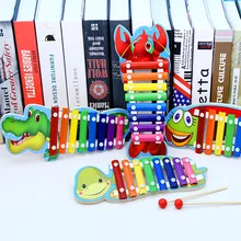 Knock Piano Octave Children Item Beat Animal-Musical Instruments Wooden ENLIGHTEN Young Early Education Wood Educational Toy