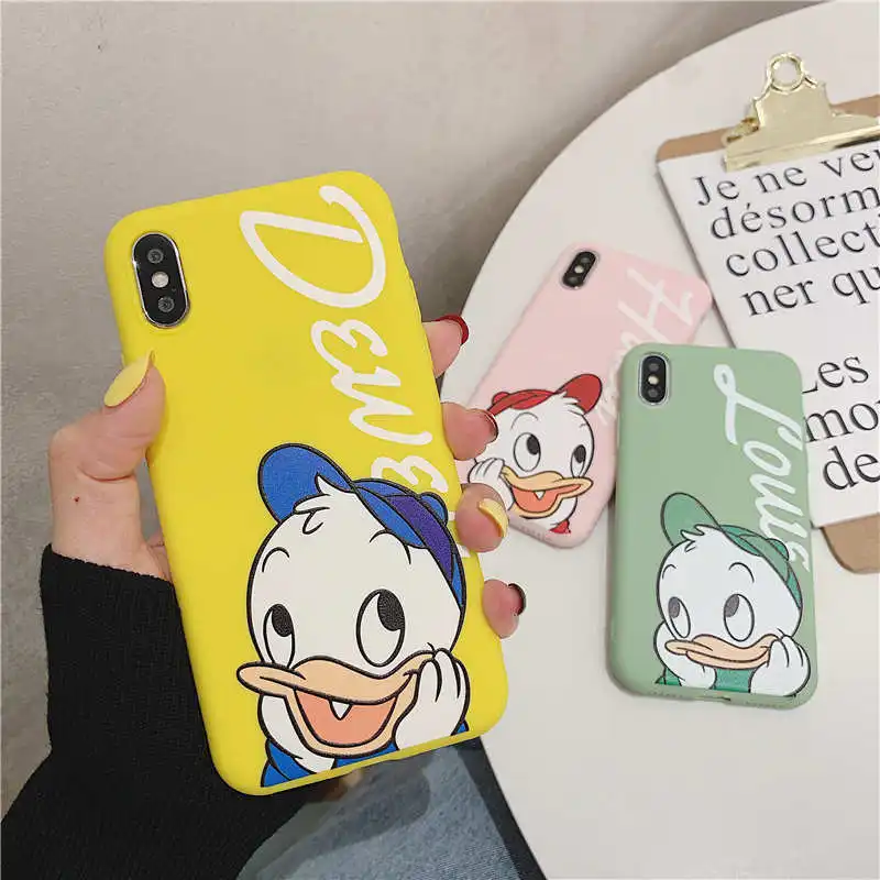

Cartoon Cute Donald Duck Soft Case For Huawei P20 P30 Pro Lite Nova 3i 3 2S 4 Mate 10 20 pro Honor 8X 8 9 10 V10 V20 Cover Funda