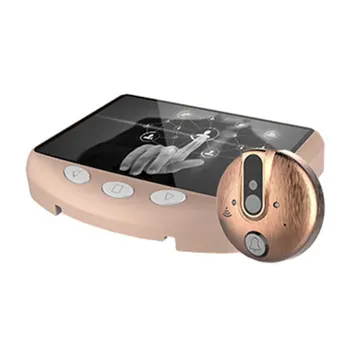 

Camera Peephole Viewer Anti-theft Photo Video Home Security Wide Angle 4.3 Inch Monitor Smart Doorbell HD 720P Recording Modern