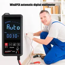

Smart Digital Multimeter 128C Touch Screen DC Analog Bar True RMS Tester Multimeter Transistor Capacitor NCV Testers Meter