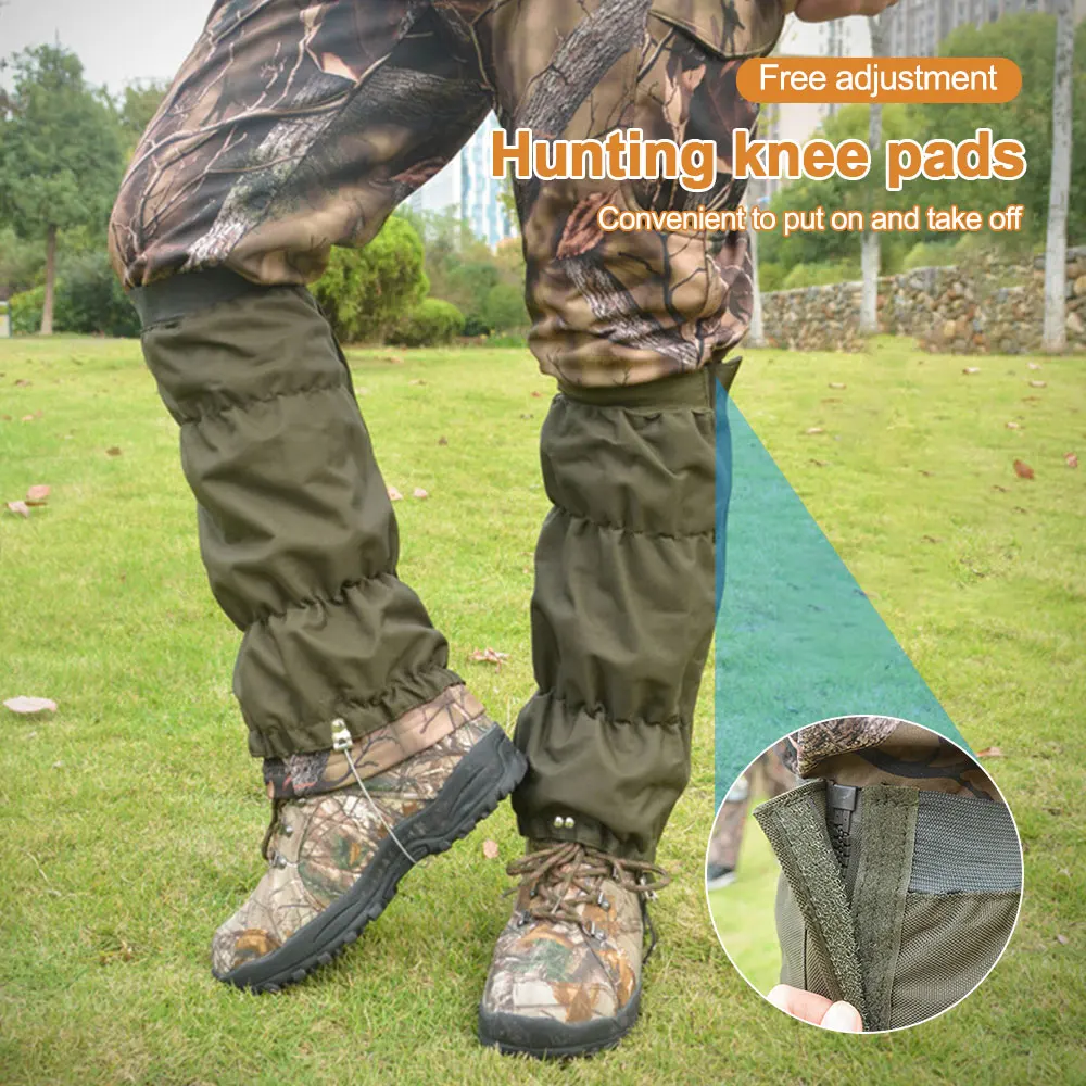 1 pair leg Gaiter warmer outdoor Easy Wear Protective Cover Hunting waterproof 