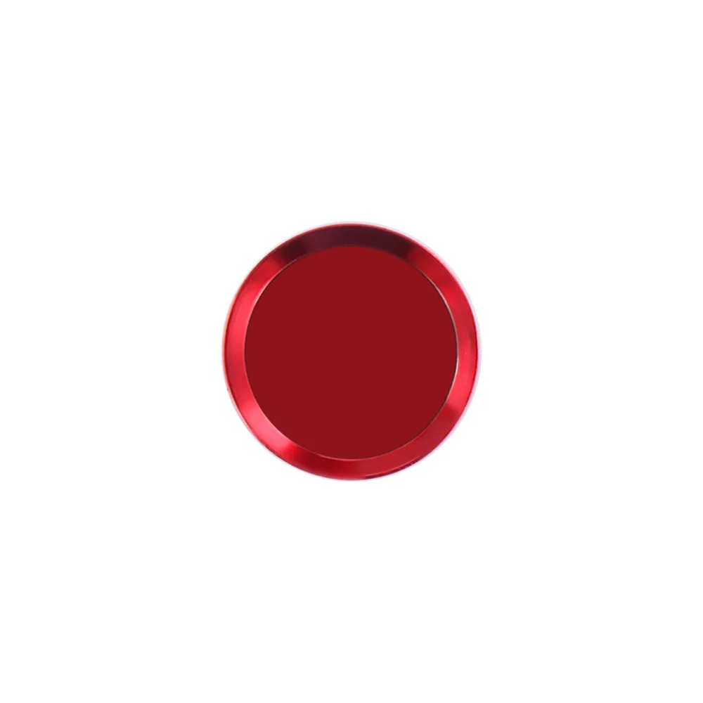 all red Разблокировка отпечатков пальцев сенсорный ключ для IPad Pro Air 2 ID Главная Кнопка Наклейка защита для клавиатуры Keycap для IPhone 5 S 5 SE 4 6 6s 7 Plus - Цвет: all red