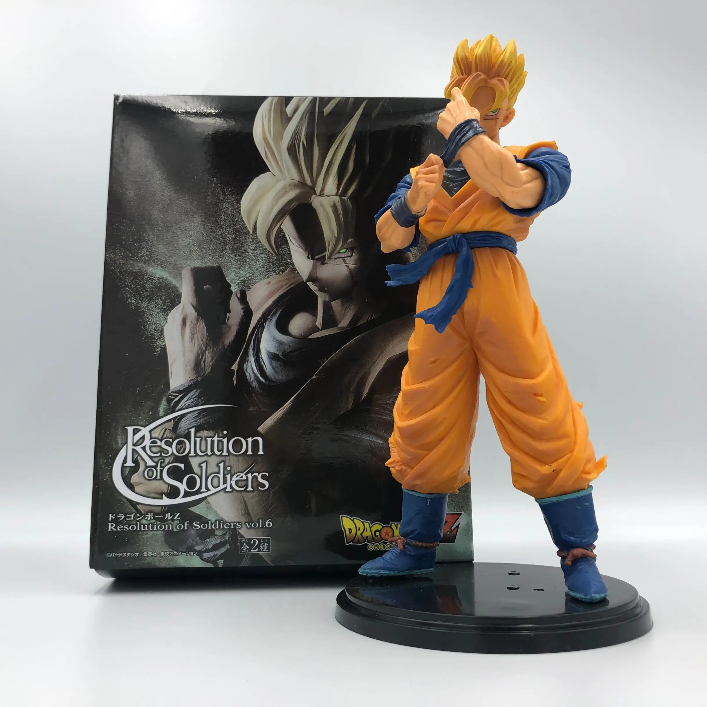 21 см Dragon Ball Z Broly Goku Vegeta Gogeta Gohan стволы ячейки ПВХ Коллекционные Фигурки игрушки для Рождественский подарок