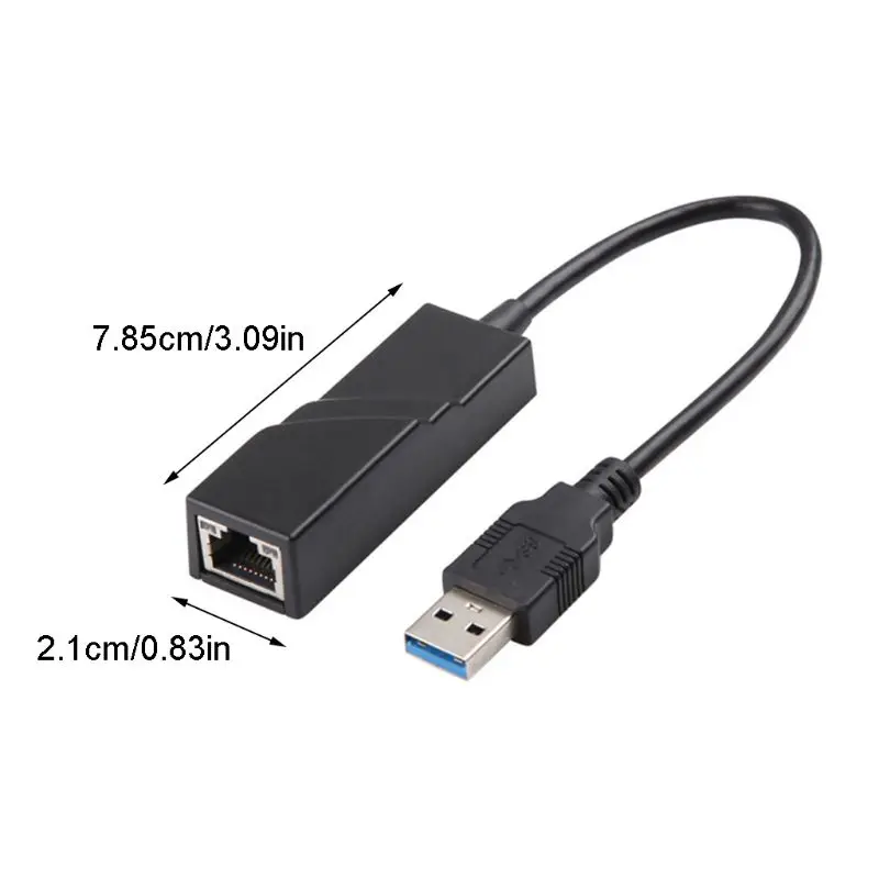 USB 3,0 до 10/100/1000 Мбит/с гигабитный RJ45 Ethernet LAN Сетевой адаптер для ПК Gigabit Семья контроллер
