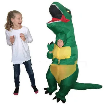 

Halloween Kids T-REX Inflatable Dinosaur Mascot Costume Children Dress Outfits Cosplay Party Game Outfits Clothing Advertising