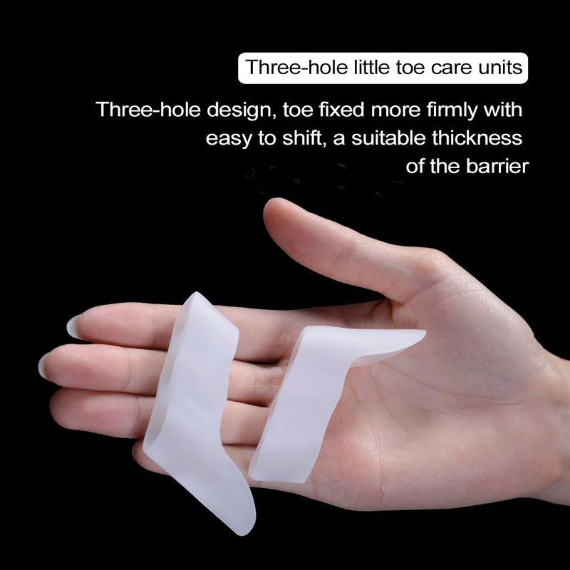 Tcare 1 пара гелевый сепаратор Bunion мягкий силиконовый Pinky Toe Сепаратор наборы
