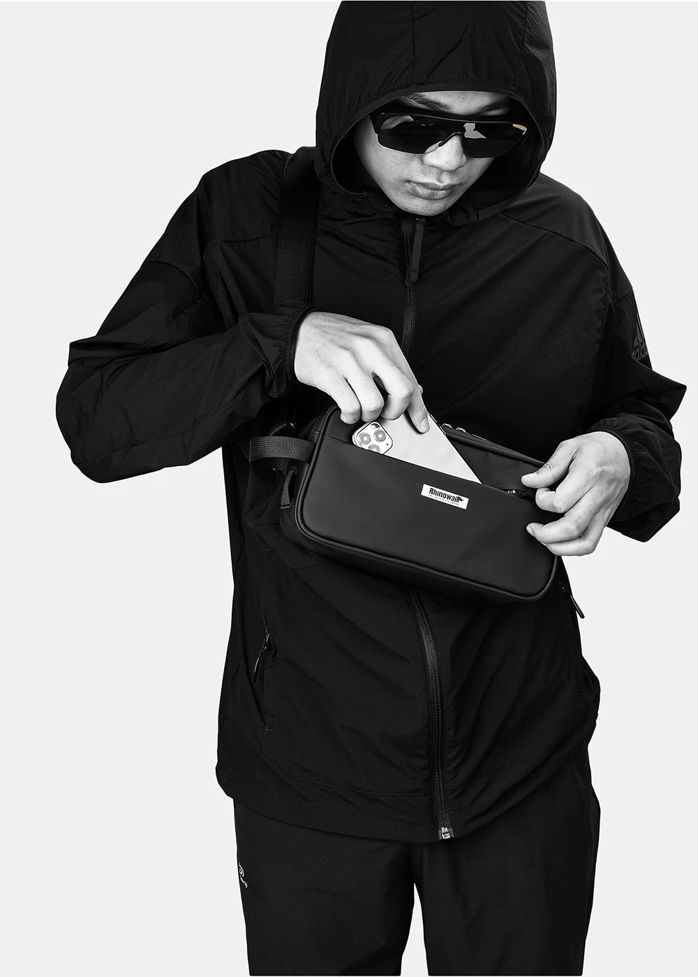 Rhinowalk Bicycle Front Frame Triangle Bag 2.5L Waterproof Handlebar Bike Bag Multifunction for mountain Bike Cycling Waist Bags (5)