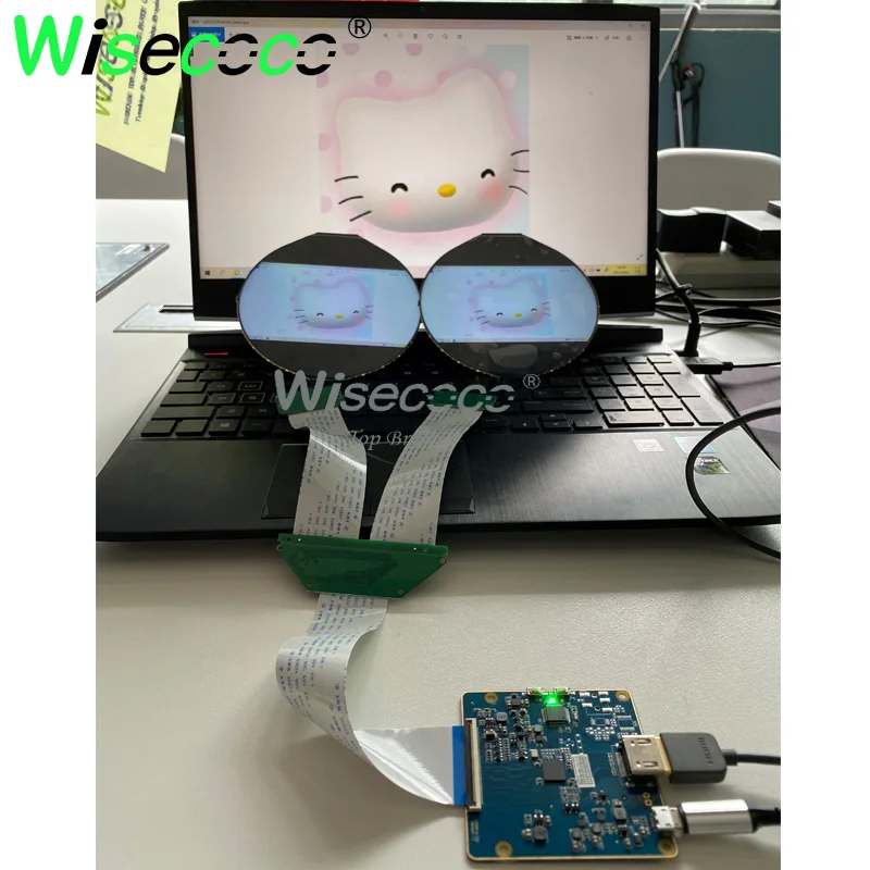 Polegada 1080x1080 Ips Instrumentos Redondos Tela 60hz Mipi Placa de Motorista Digital Exibição Sinalização Raspberry pi Circular Lcd 5 Painéis e LCDs p/ tablet - Imagem 3