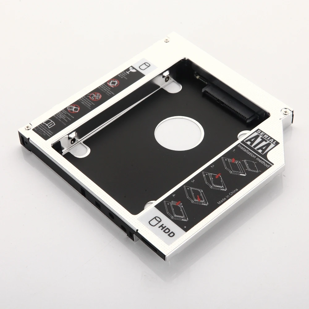 12 7 мм 2nd HDD SSD жесткий диск Оптический Кадди Рамка адаптер для Toshiba Satellite L855 L850 L870 L870D