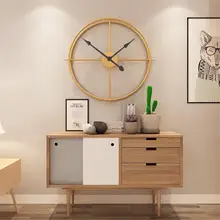 Простые европейские немые настенные часы современный дизайн украшения для дома и офиса настенные украшения подарки