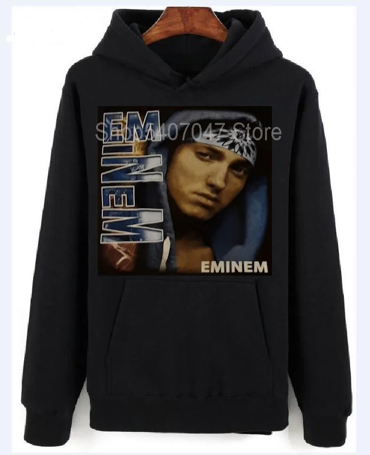 Винтажные Rap T Eminem 90 s Bootleg Doppelseitige sz M/L худи свитеры Kurzarm Freizeit mode | Мужская одежда