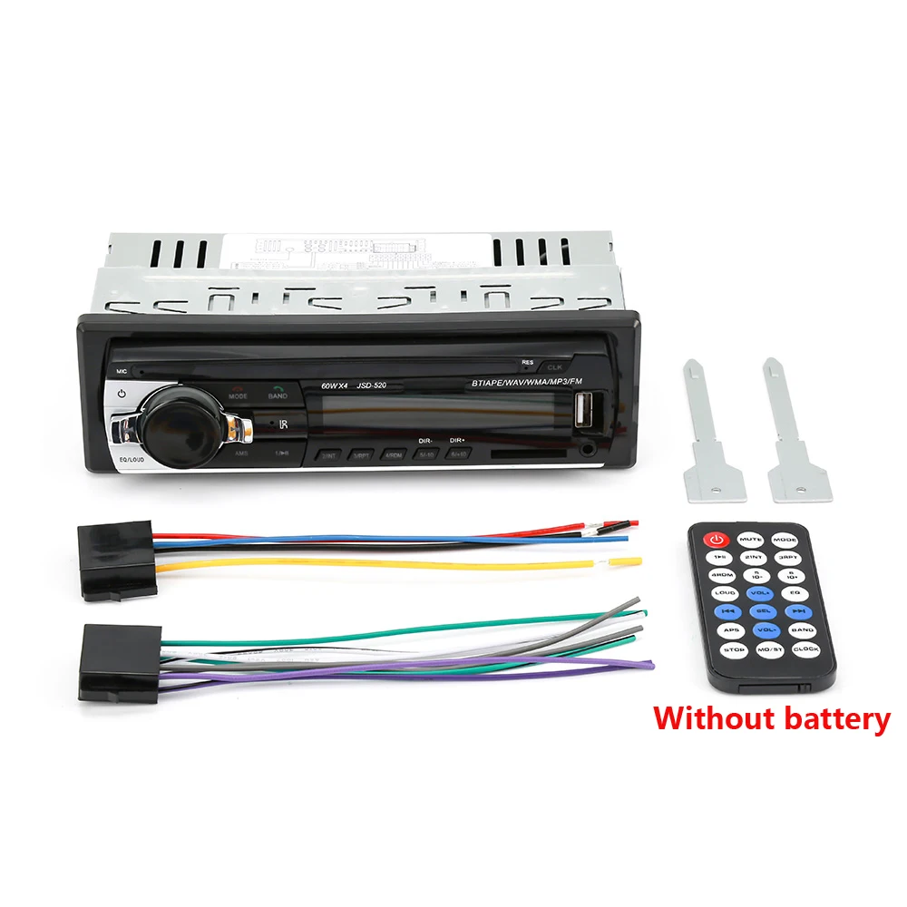 AMPrime Bluetooth Авторадио Стерео радио FM Aux вход приемник SD USB JSD-520 12 В In-dash 1 din автомобильный MP3 мультимедийный плеер