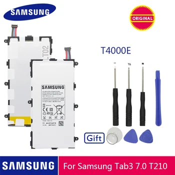 

SAMSUNG Original Battery T4000E 4000mAh For Samsung Galaxy Tab 3 7.0 T211 T210 T215 T210R T217A SM-T210R T2105 P3210 P3200