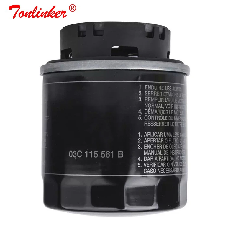 1 Pcs Oil Filter Масляный фильтр 03C115561B для Audi A1 8X 1,2 TFSI 1,4 TFSI 2010-/Audi A3 8P 1,2 T 2010-2013/1. 4TFSI 2008- модель 1 шт. масляный фильтр - Цвет: 1 Pcs Oil Filter