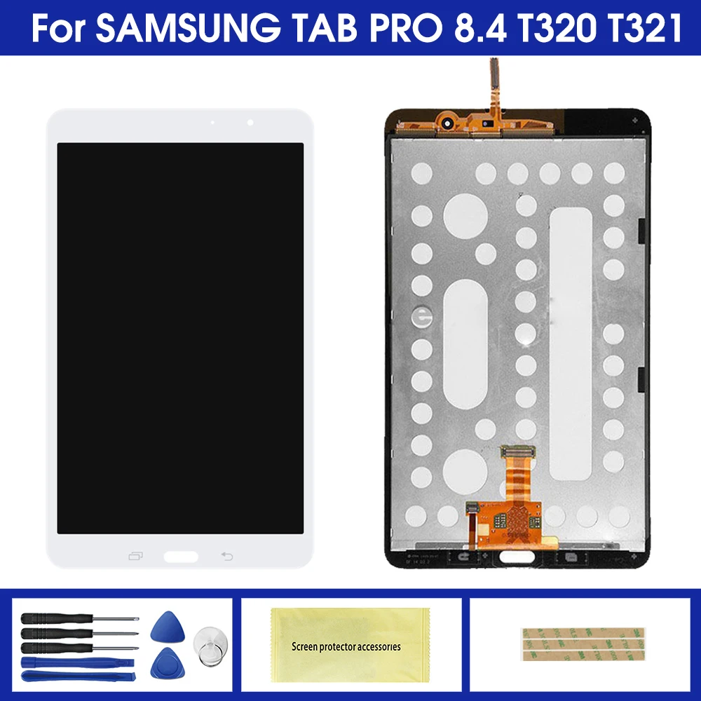 ЖК дисплей для Samsung Galaxy Tab Pro тачскрин с дигитайзером в сборе T321 T325 запасные