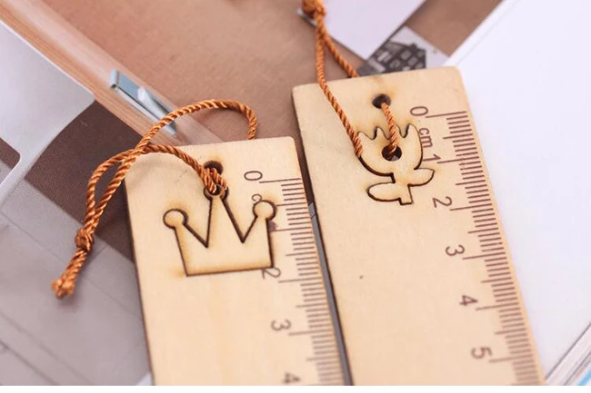 1 шт. 15 см Kawaii мультфильм животных деревянные линейки кулон прямой измерительная линейка шаблон Закладка канцелярские принадлежности (tt-4015)