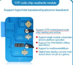 7 7Plus chip Для iphone 4S для iphone X логика/baseband чип для чтения, сохранения, монтажа, горения программатор инструмент с JC PRO 1000S подключение использование - Цвет: 7 7Plus chip