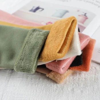 

Korean Thicken Socks Women Solid Plus Velvet Socks Femme Winter Thick Warm Long Sock Boots Floor Socks Calcetines Christmas