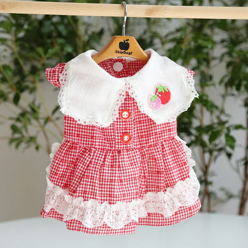 Cat One piece Dress Pet Clothing 