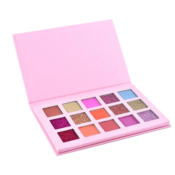 

Teayason 15 Color Eyeshadow Rose Red Pink Pumpkin Color Eyeshadow Powder Sequins Glitter Eye Shadow Disk 15 Color Sequins