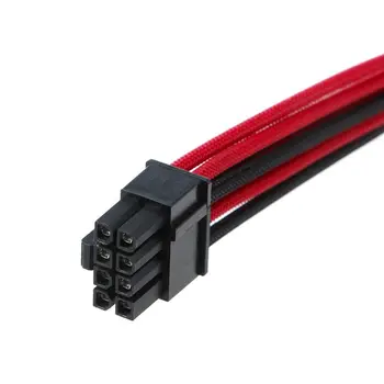 

Sleeved graphics card PCI-E GPU 8 Pin to 6+2 Pin PCI-E Power Extension Cable DIY Q81E