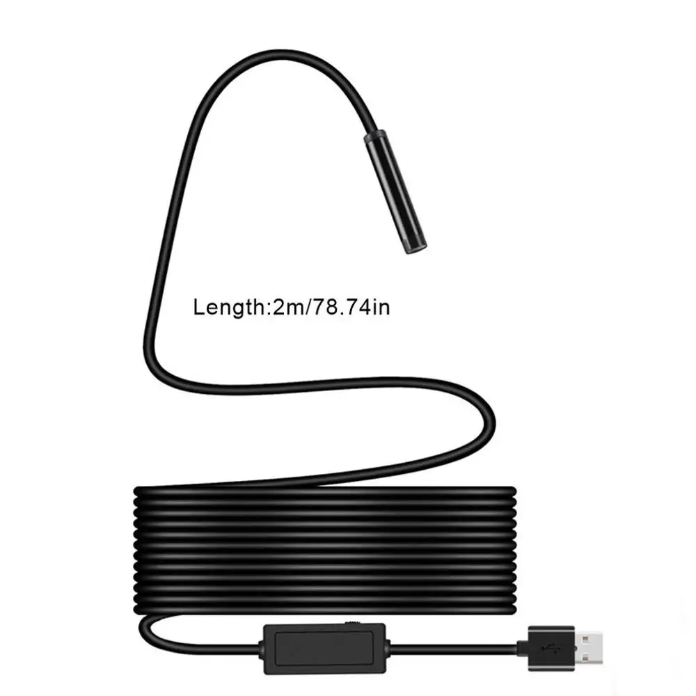 

USB Endoscope 8mm Lens Android Endoscope 1200P Camera Inspection Endoscope 8 LED Light Waterproof Phone PC Borescope