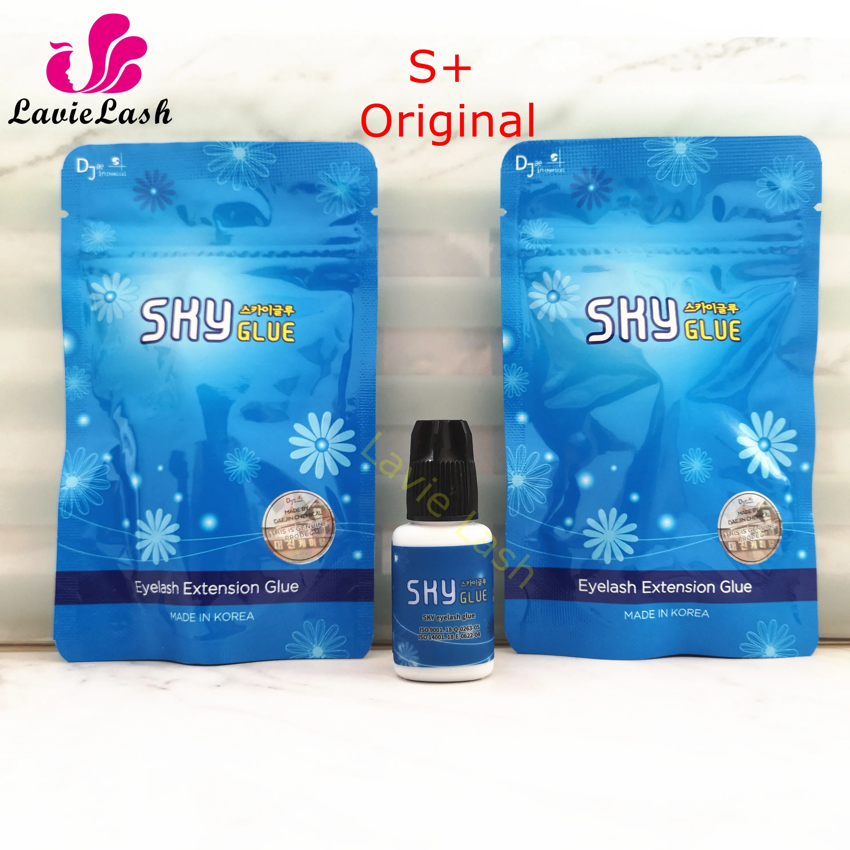 Оригинальный небо клей для наращивания ресниц S + быстрая сушка 1-2s длинные