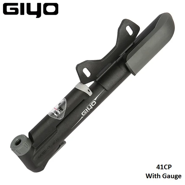 GP-41CP Giyo умная головка 120psi велосипедный насос MTB THandle Schrader Presta ручной насос дорожный насос для накачивания велосипедных шин Велоспорт «умный» клапан мини-насос - Цвет: GP-41CP