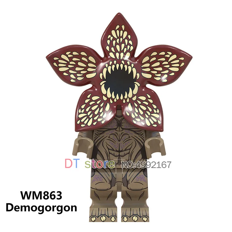 50 шт./лот фигурки героев мультфильмов WM863 Demogorgon куклы строительные блоки детские игрушки для детей Подарки WM863 - Цвет: WM863 50PCS