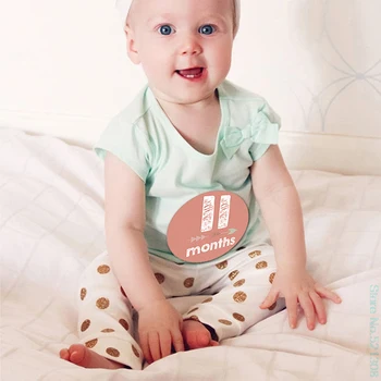 

12Pcs / Set New Baby Pregnant Women Monthly Photo Stickers Month Milestone Stickers Hot Sale Baby Skill Stickers 2020