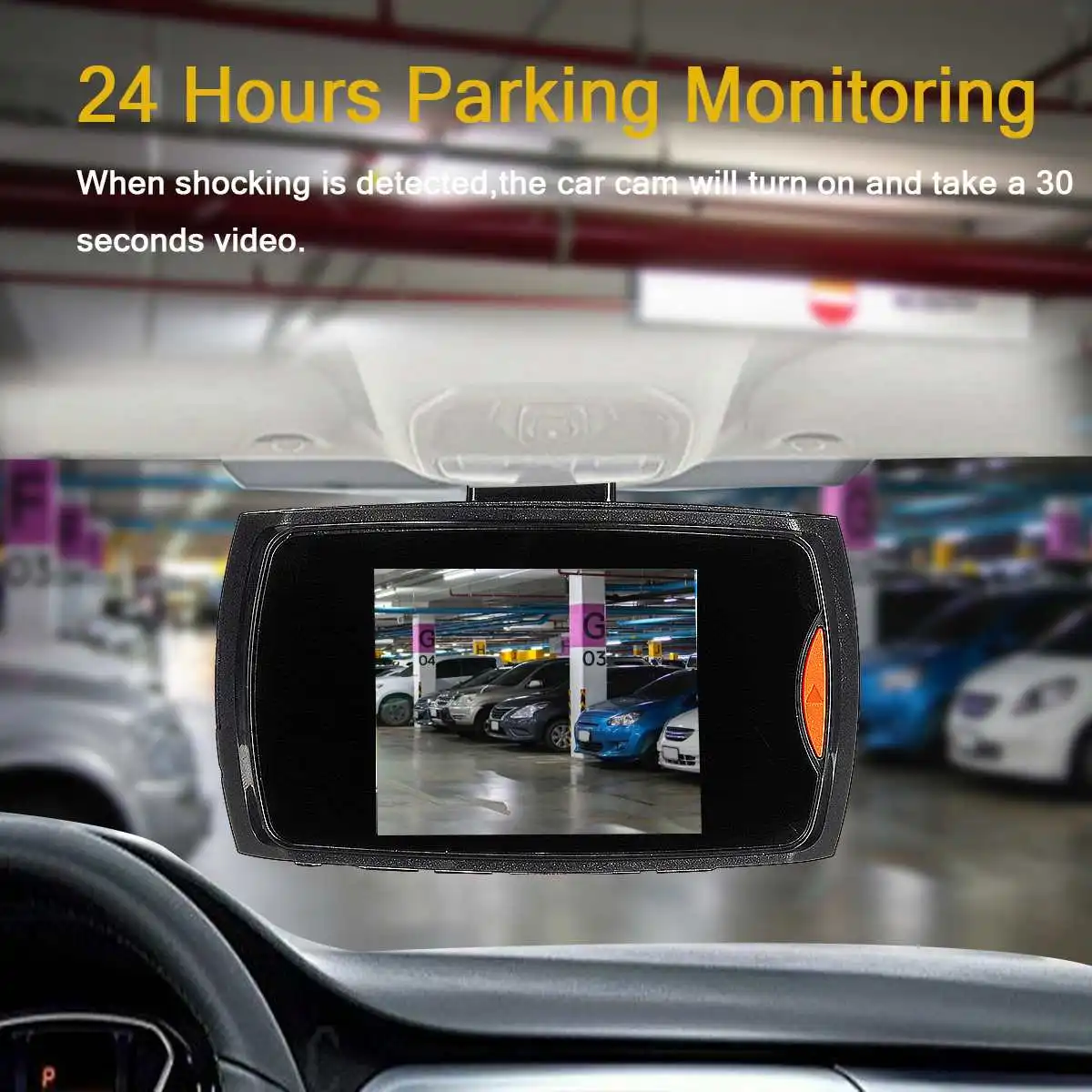 1080P 2," TFT lcd Автомобильный видеорегистратор Full HD видеорегистратор Краш DVR цифровой видеорегистратор ночного видения камера рекордер ночного видения