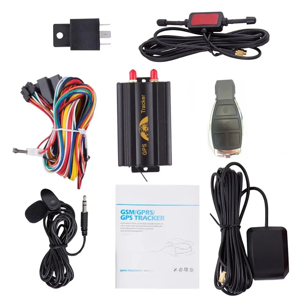 GPS 3G 2G TK103B 103A GSM/GPRS/GPS Auto Vehicle Car GPS Tracker Tracking Device with Remote Control Anti-theft Car Alarm System - Цвет: 3G TK103B no box