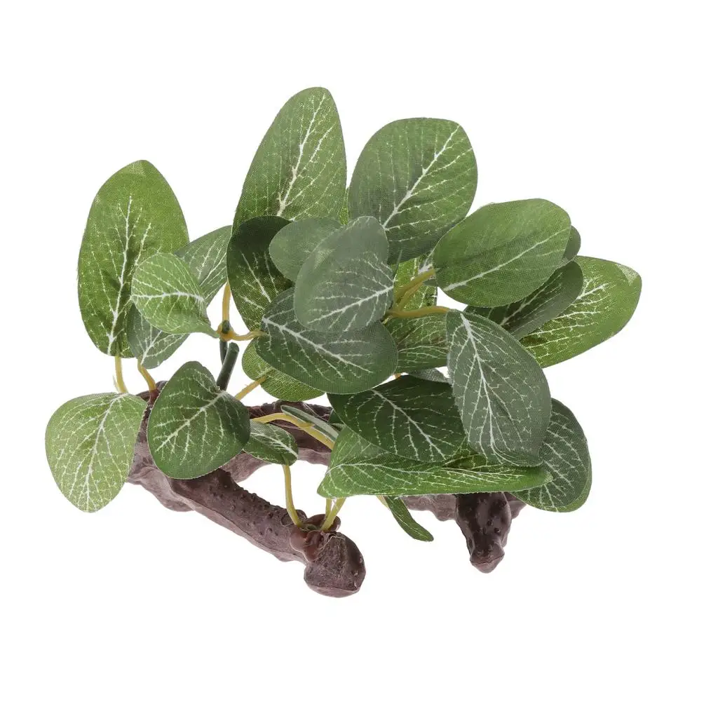 Resin Lifelike Fake Water Grass Plant For Reptile Habitat or Aquarium Tank Decor | Дом и сад