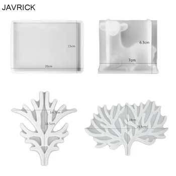 

Crystal Epoxy Resin Mold Big Antler Tree Tray Casting Silicone Mould DIY
