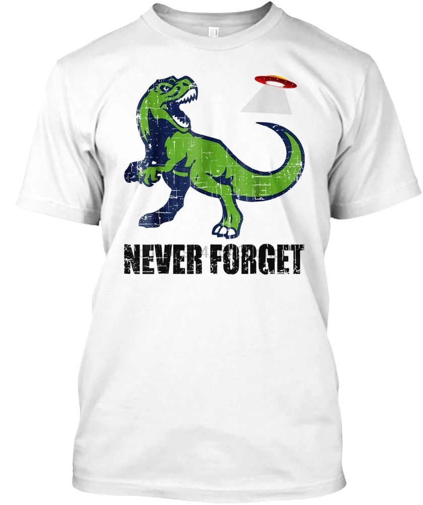 Мужская футболка с надписью Never Forget t-Rex Extinction женские футболки |