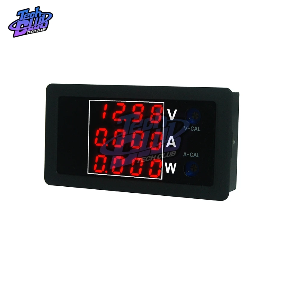 

Voltmeter Ammeter Power Meters Tester DC 100V 10A 1000W 4-bit Digital Display High Precision Voltage Current Power Meter