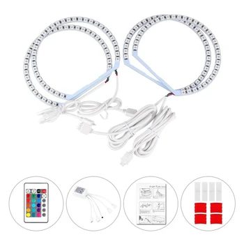 

For BMW E36 E38 E39 E46 5050 RGB Flash SMD Led Angel Eyes Halo Rings Car Led Fog Light Motorcycle Daytime Running Light