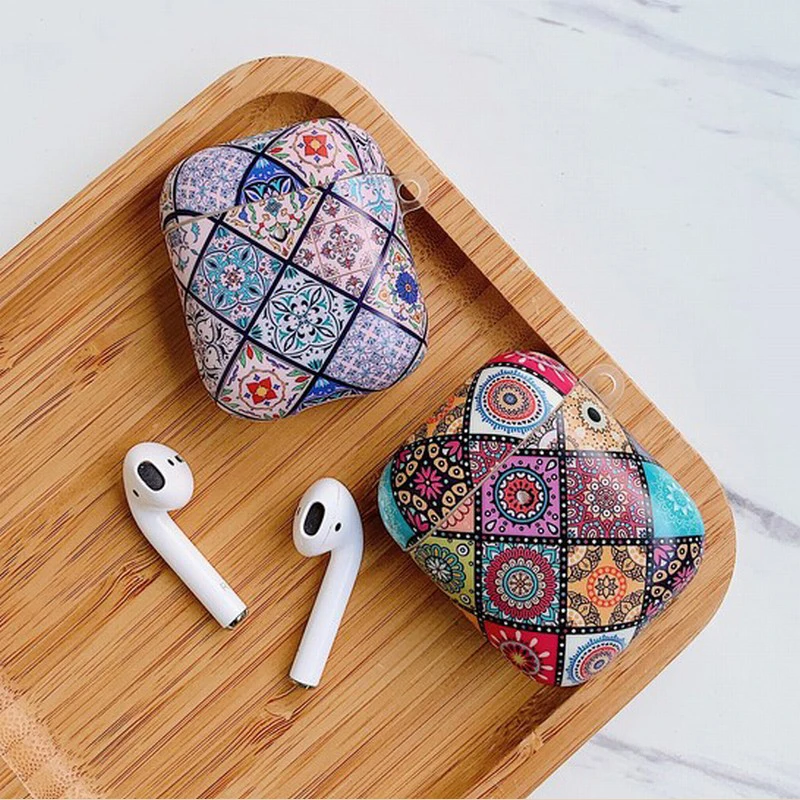 Gelandge Ретро богемный этнический стиль чехол для наушников Airpods 1 2 3 Роскошные